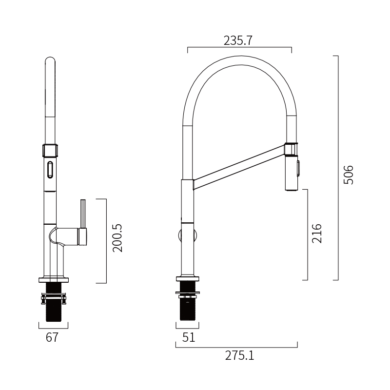 F30 Semi-pro Kitchen Faucet (2)